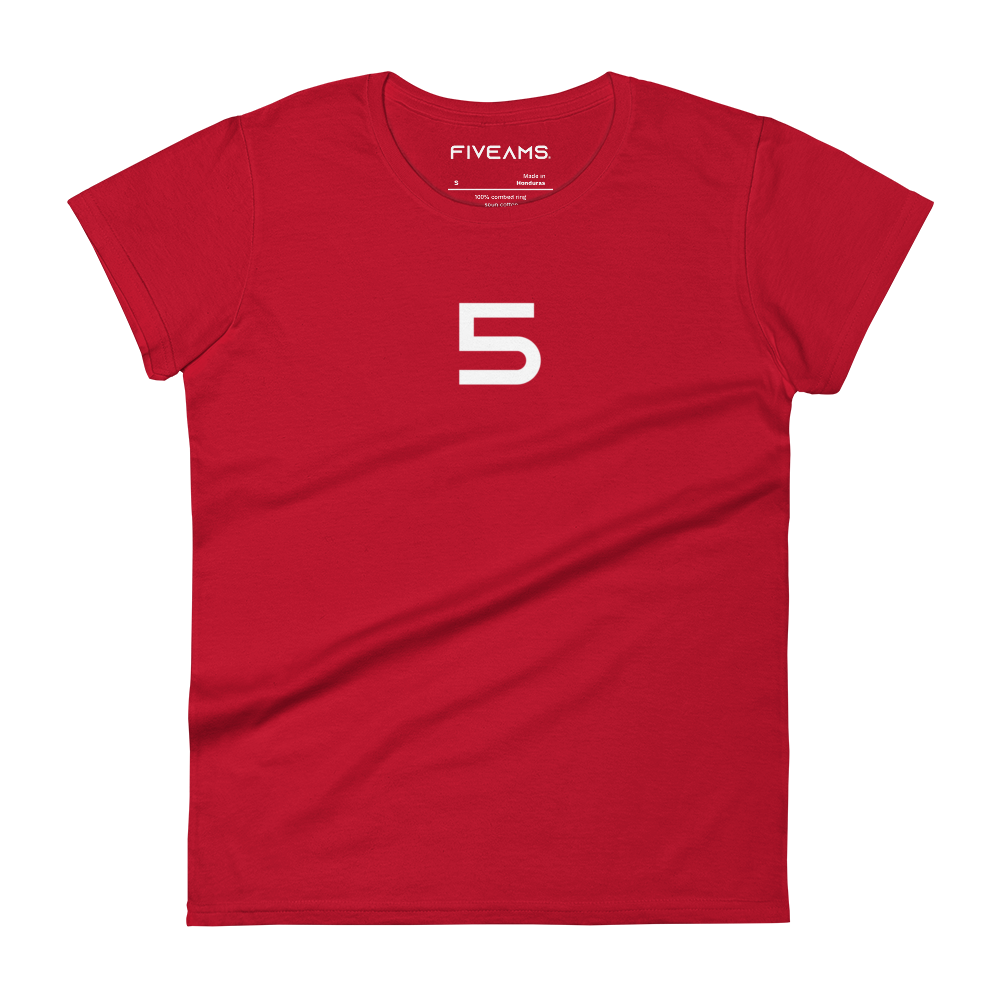 FIVEAMS BASE™ "5" SLIM FIT TEE (WOMEN'S)